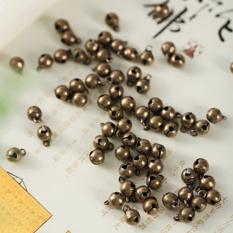 Amazon.co.jp: 100個の鈴 ベル ミニ ヴィンテージベル10mm手芸用